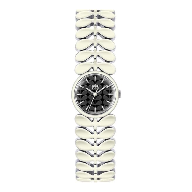 Orla Kiely Silver Laural Bracelet Watch
