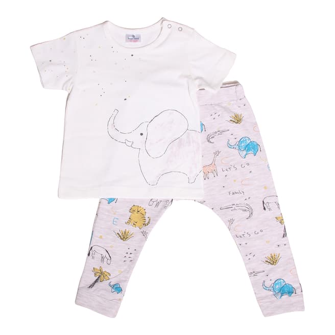 Luggi Baby Elephant T-Shirt And Bottom Set