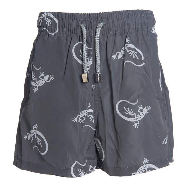 Robert & Son Beachwear Grey Gecko Swim Shorts