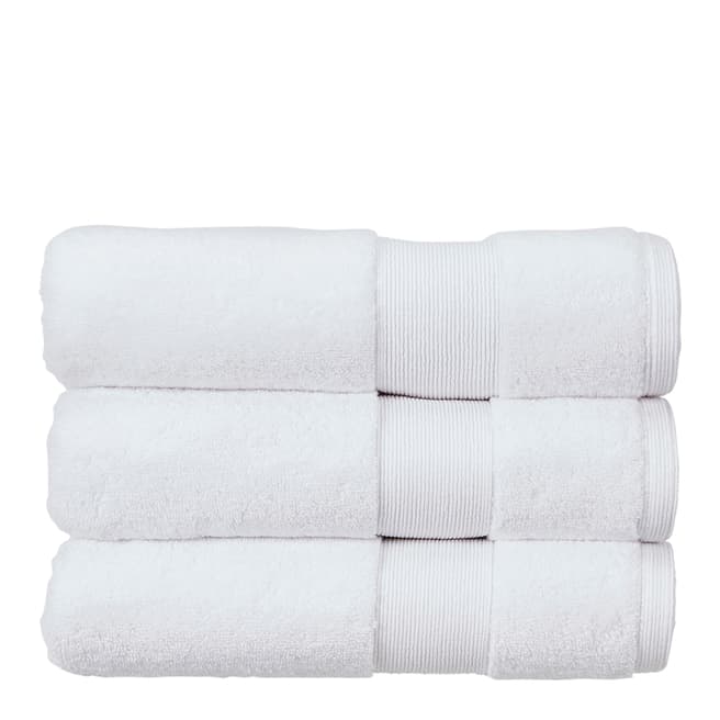 Kingsley Carnival Pair of Hand Towels, White