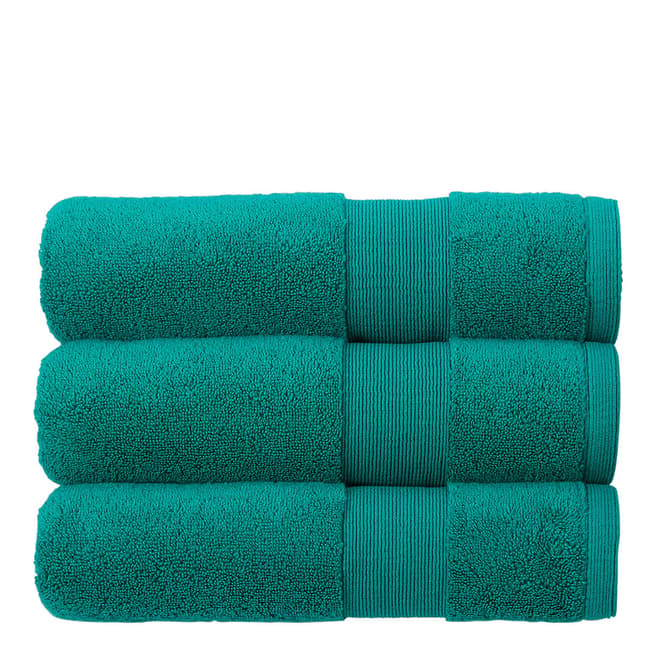 Kingsley Carnival Pair of Bath Towels, Emerald