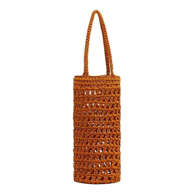 Mango Orange Crochet Bag