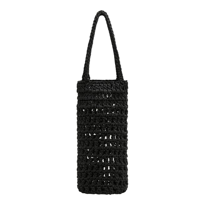 Mango Black Crochet Bag