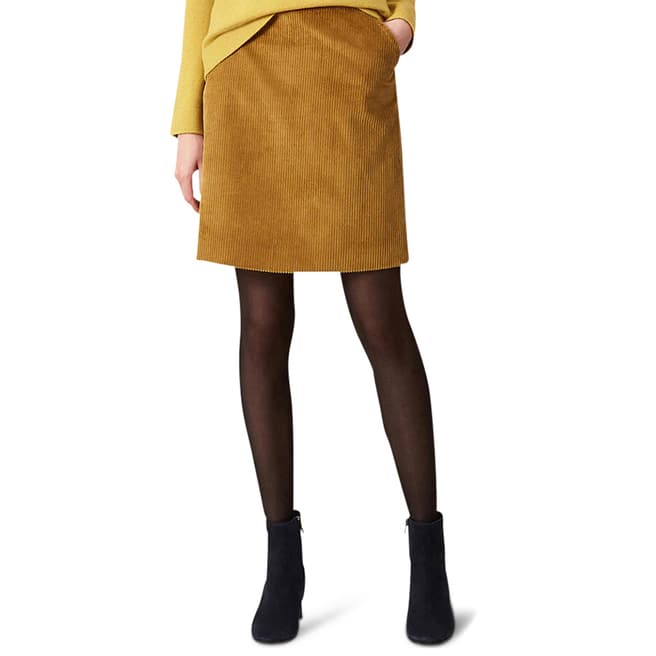 Hobbs London Yellow Hannah Skirt