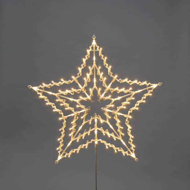 Festive 100 Warm White LED Window Light Star