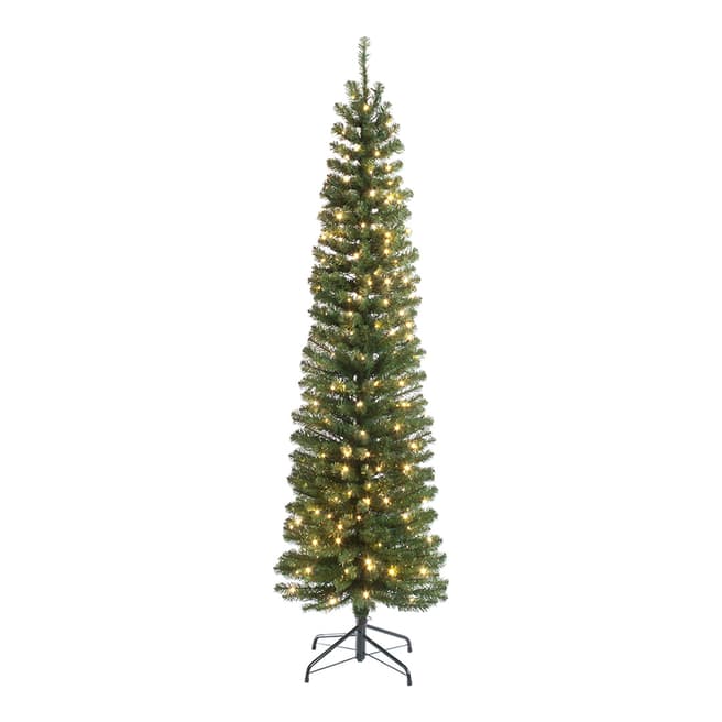 Festive Prelit Green Glenmore Pine Tree 198cm