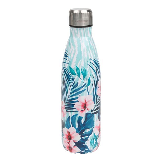 Cambridge Tropical Hibiscus Stainless Steel Flask, 500ml