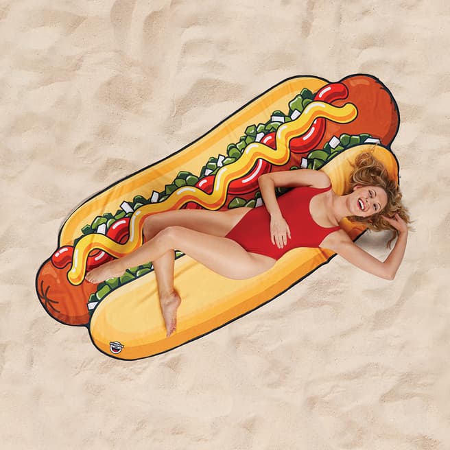 BigMouth Hot Dog Beach Blanket 