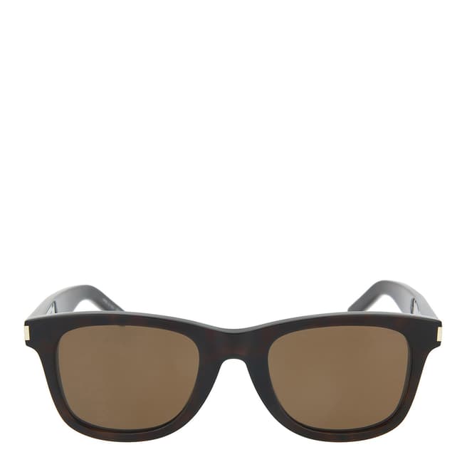 Saint Laurent Unisex Brown Saint Laurent Sunglasses 50mm
