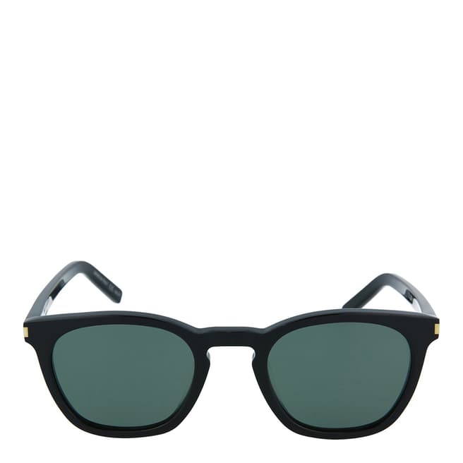 Saint Laurent Unisex Black/Green Saint Laurent Sunglasses 49mm