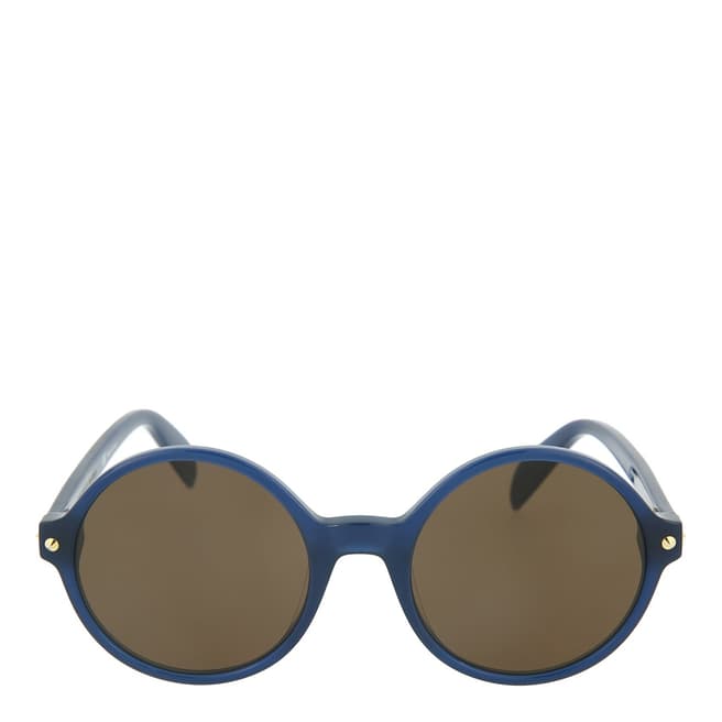 Alexander McQueen Women's Blue Alexander McQueen Sunglasses 56mm