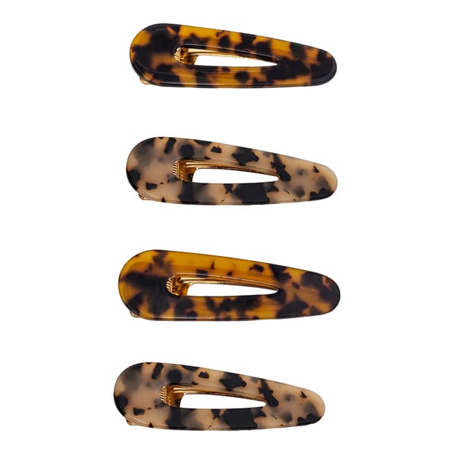 Zoe Ayla 4-pack Leopard mix Hair Clips