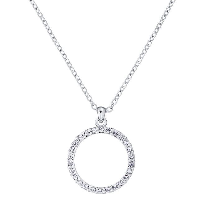 Ted Baker Silver Linizzi Luunar Circle Necklace