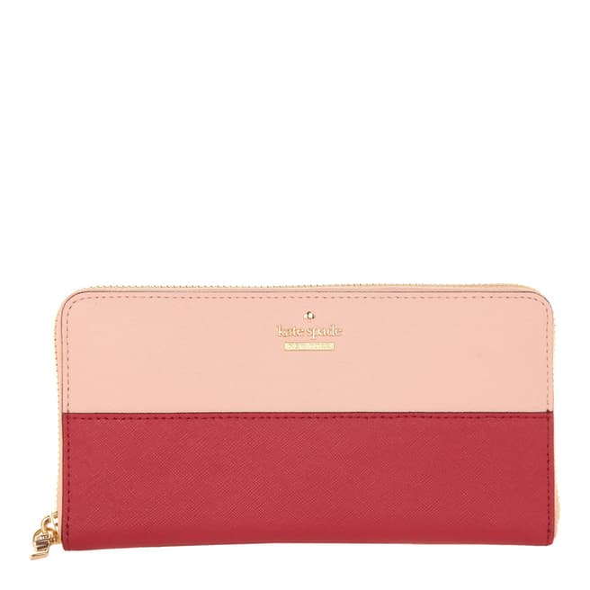 Kate Spade Pink Red Cameron Street Lacey Purse