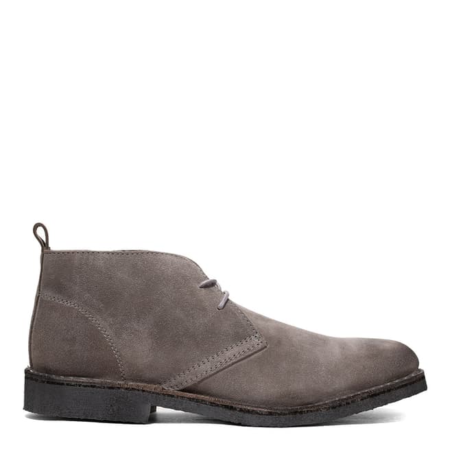 Kenneth Cole Grey Suede Hewitt Chukka Ankle Boot