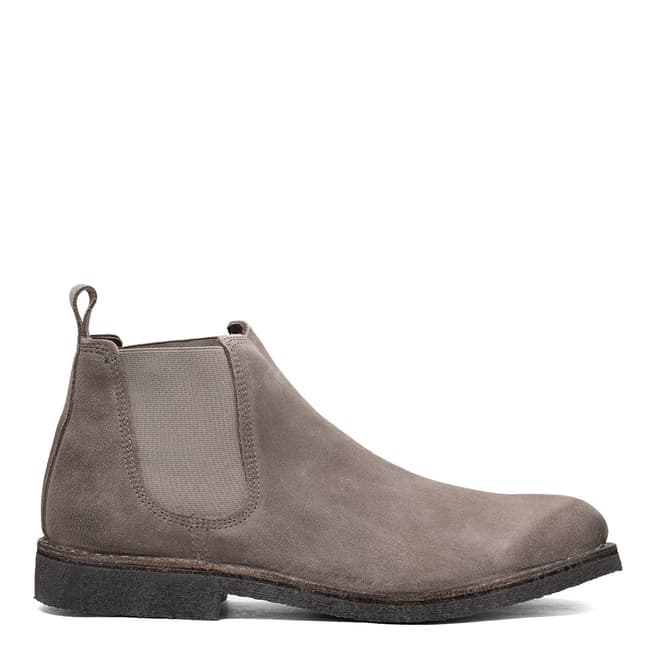 Kenneth Cole Grey Suede Hewitt Chelsea Ankle Boot