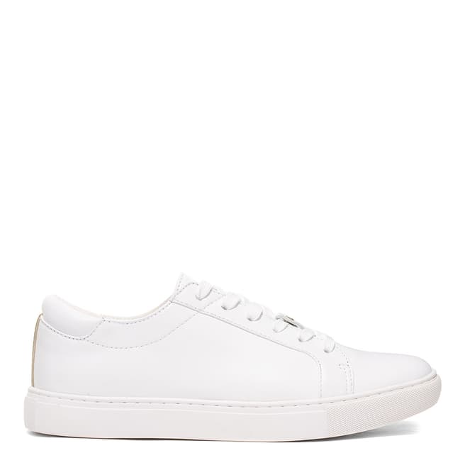 Kenneth Cole White Kam Leather Sneakers