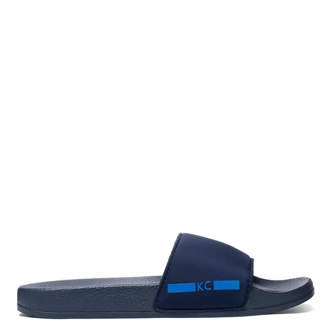 Kenneth Cole Navy/Blue Screen Slide Sandals