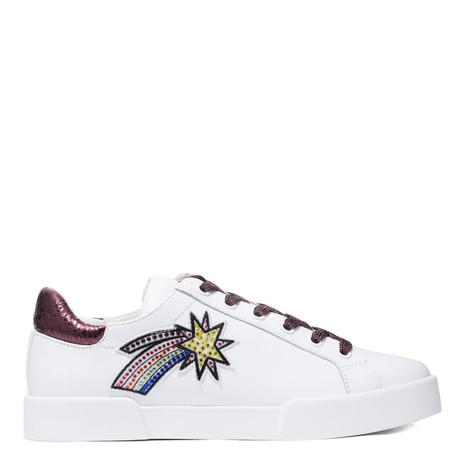 Kenneth Cole White Tyler Space Sneakers