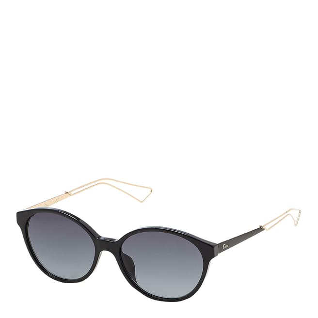 Dior Women's Black/Rose Gold Dior Sunglasses 57mm