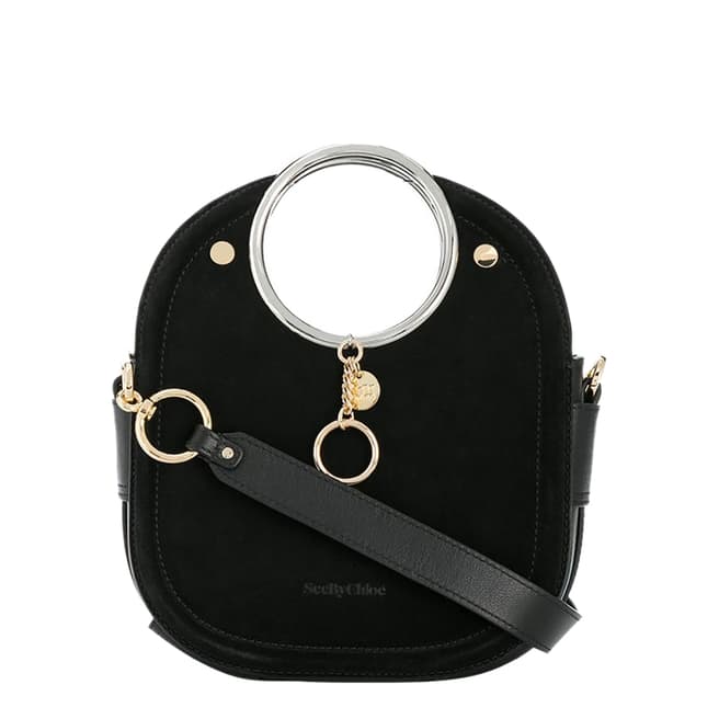 See by Chloe Black/Silver Mara Small Leather Handbag