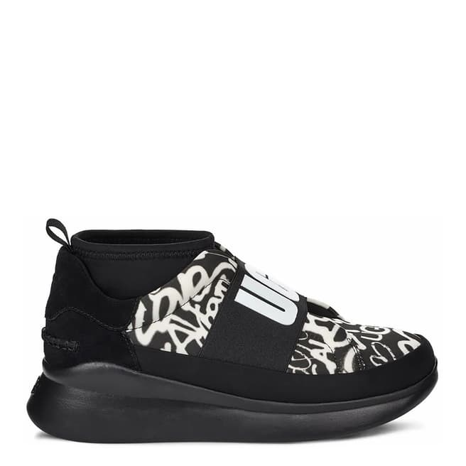 UGG Black & White Neutra Graffiti Pop Sneakers