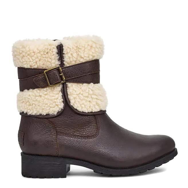 UGG Brown Blayre Leather IV Boots 