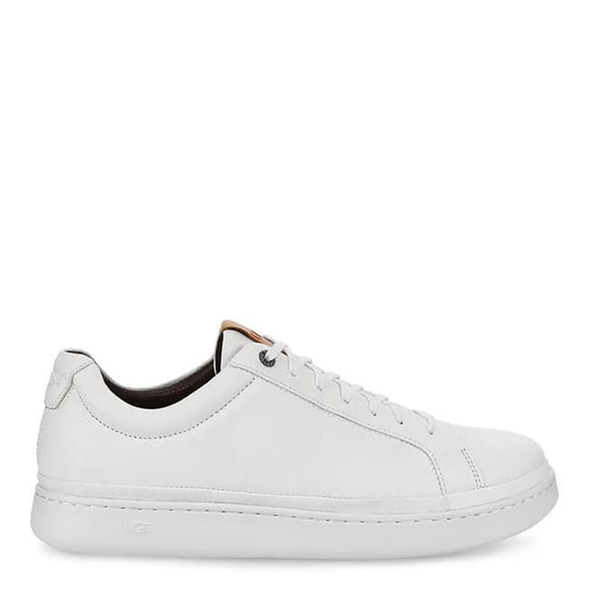 UGG White Leather Cali Low Sneakers