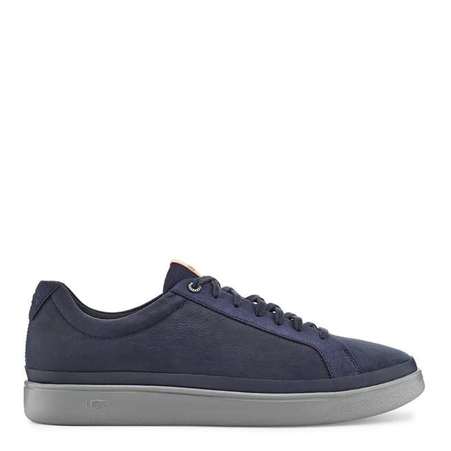 UGG Navy Leather Cali Low Sneakers