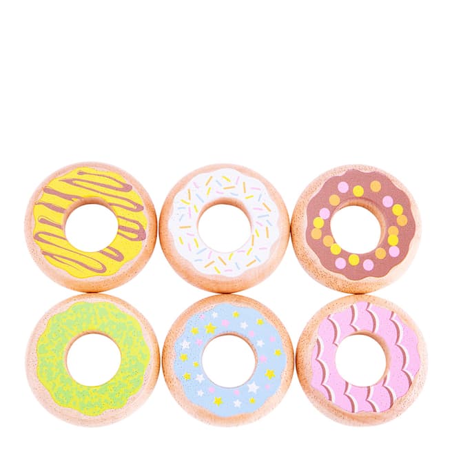 New Classic Toys Set of 6 Donuts
