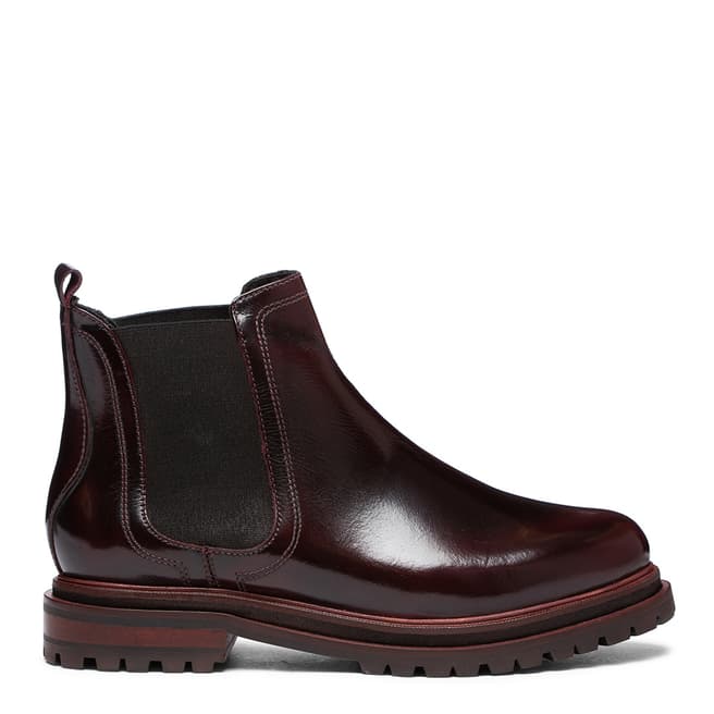 H by Hudson Oxblod Wisty Leather Chelsea Boots