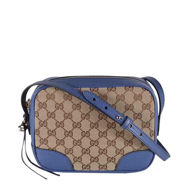 Gucci Blue/Beige Bree Crossbody Bag