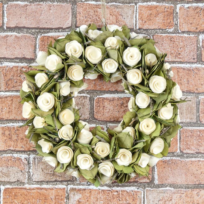 The Satchville Gift Company Round wreath with flowers