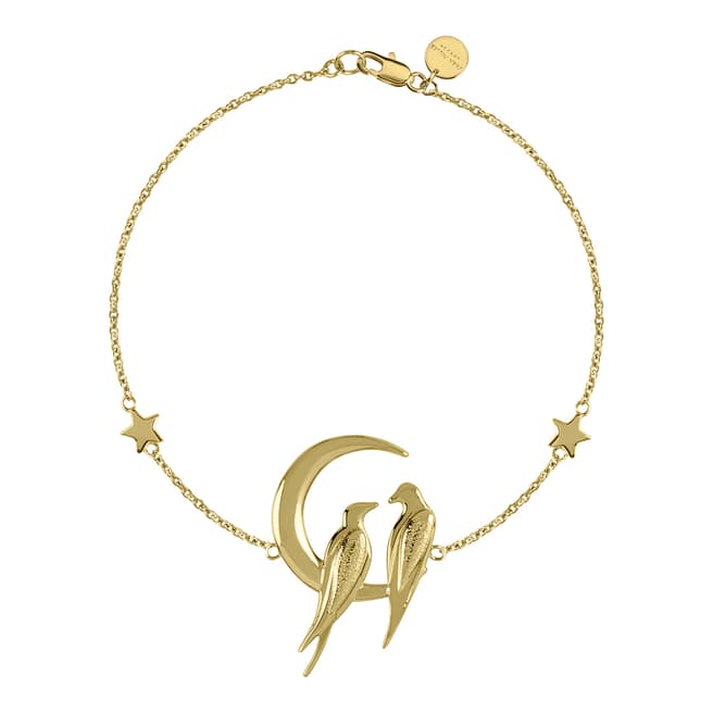 Sara Miller Gold Lovebird Bracelet