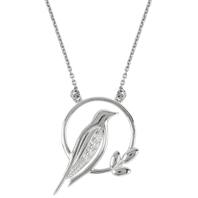 Sara Miller Silver  Iconic Bird Necklace