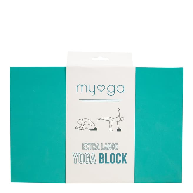 Myga Yoga Block Large Turquoise