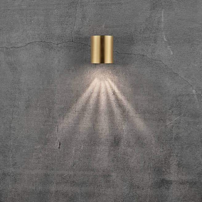 Nordlux Brass Canto 2 Outdoor Wall Light