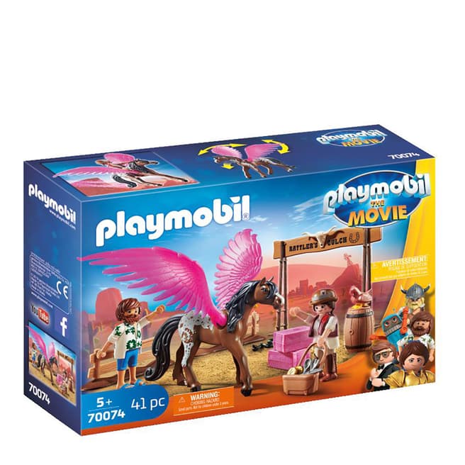 Playmobil The Movie Marla & Del with Flying Horse