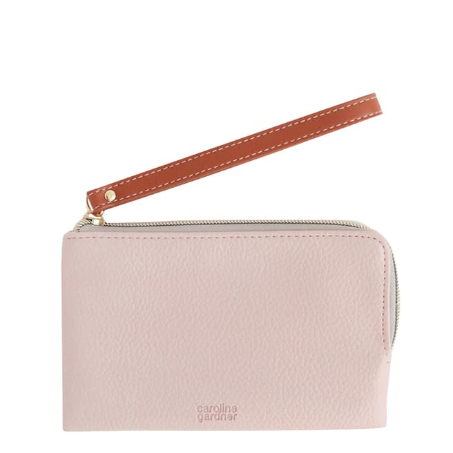 Caroline Gardner Pale pink essential purse
