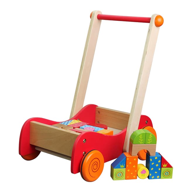 Lelin Toys Baby Walker with Coloured Blocks