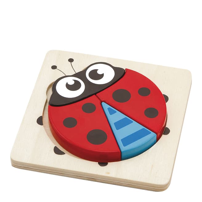 Viga Toys Ladybug Mini Puzzle
