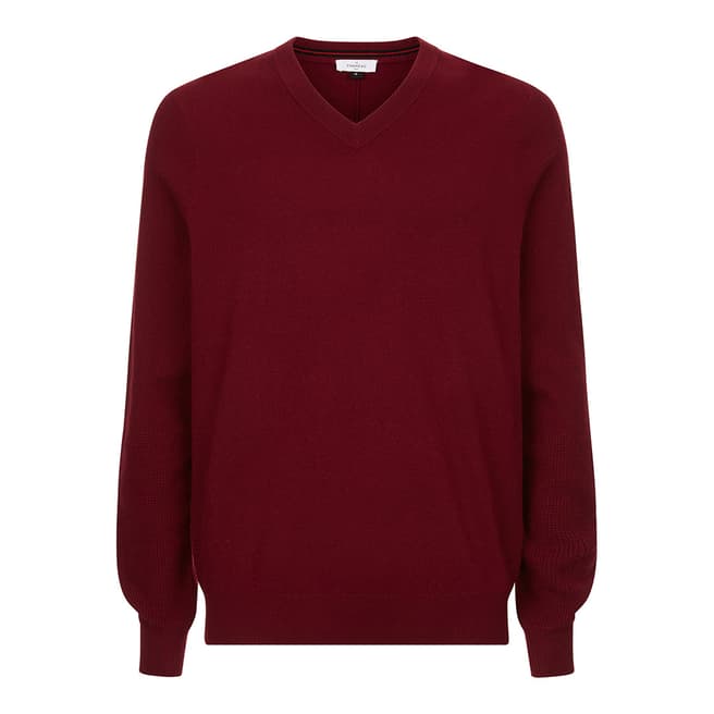 Le Chameau Red Asthall Wool Jumper