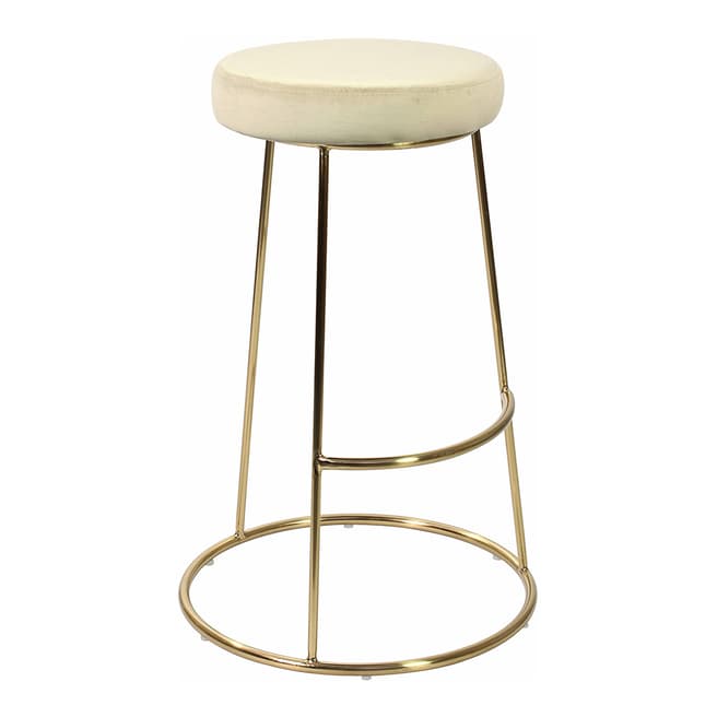 Home Boutique Set of 2 Opera Bar Stools Champagne