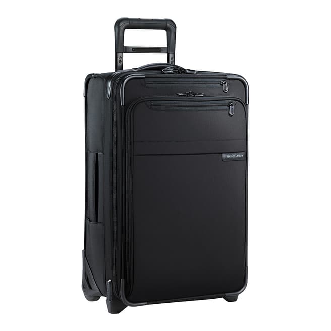 Briggs & Riley Black Domestic Carry-On Expandable Upright