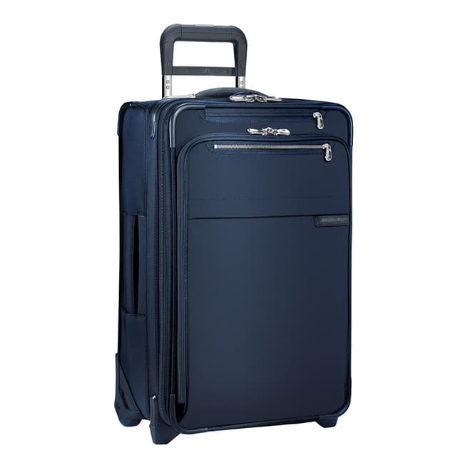 Briggs & Riley Navy Domestic Carry-On Expandable Upright