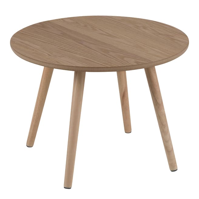Actona Stafford Lamp Table, Veneer Ash/Lacquered Wood