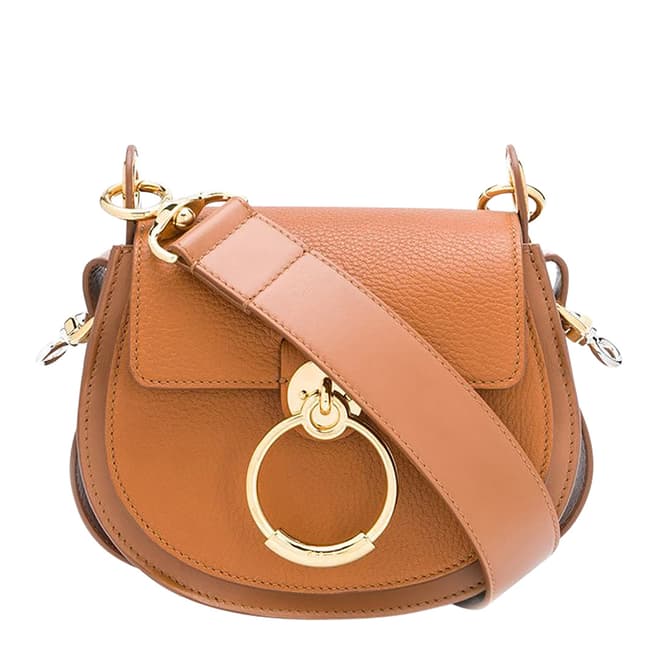 Chloe Caramel Medium Tess Shoulder Bag
