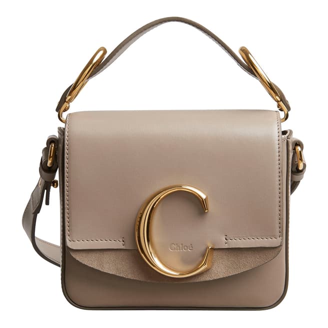 Chloe Motty Grey Mini C Handbag