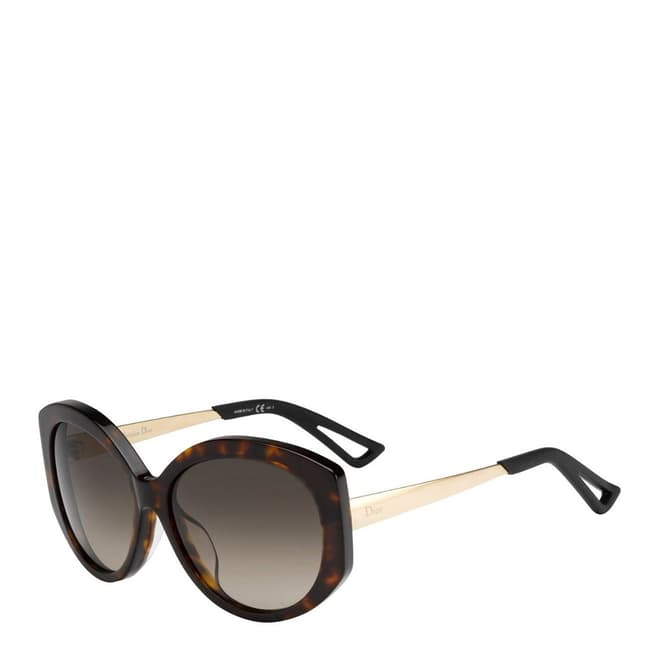 Dior Women's Brown/Gold Dior Sunglasses 58mm