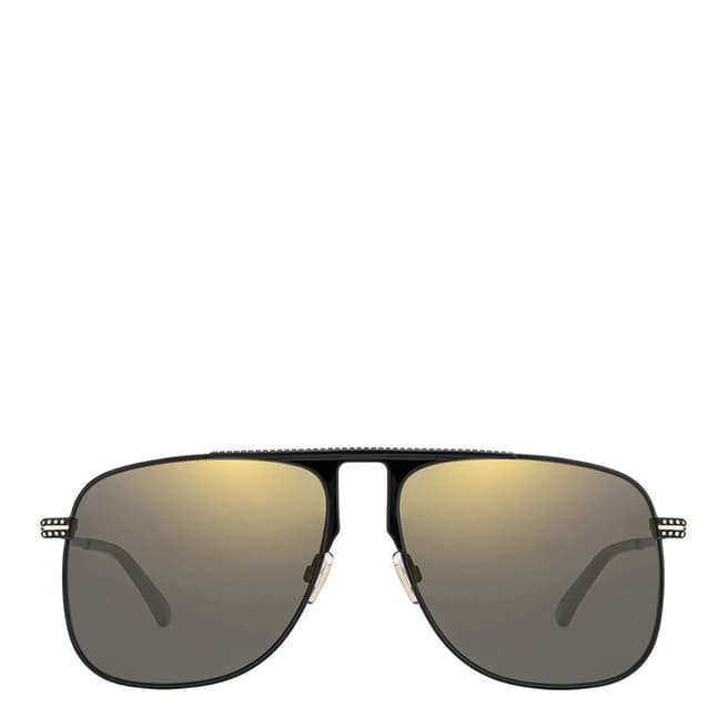 Jimmy Choo Men's Black/Gold Jimmy Choo Sunglasses 60mm